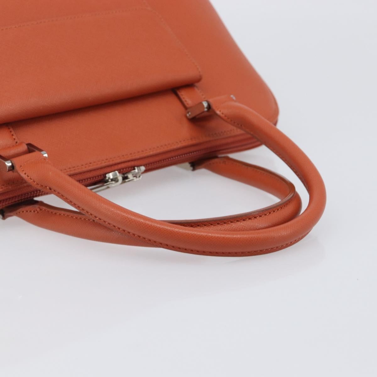 Burberry Handbag Leather, Orange, Leather, Handbag