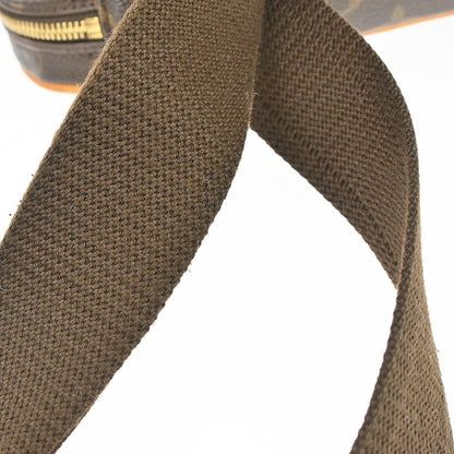 Louis Vuitton Pochette Gange Monogram Canvas, Brown, Canvas, Clutch