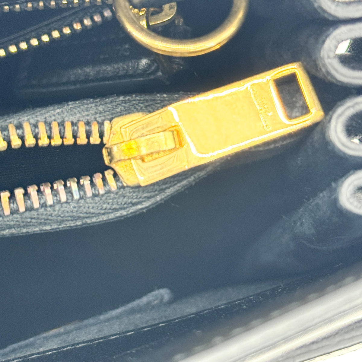 Saint Laurent Sac de Jour Leather, Navy, Leather, Handbag