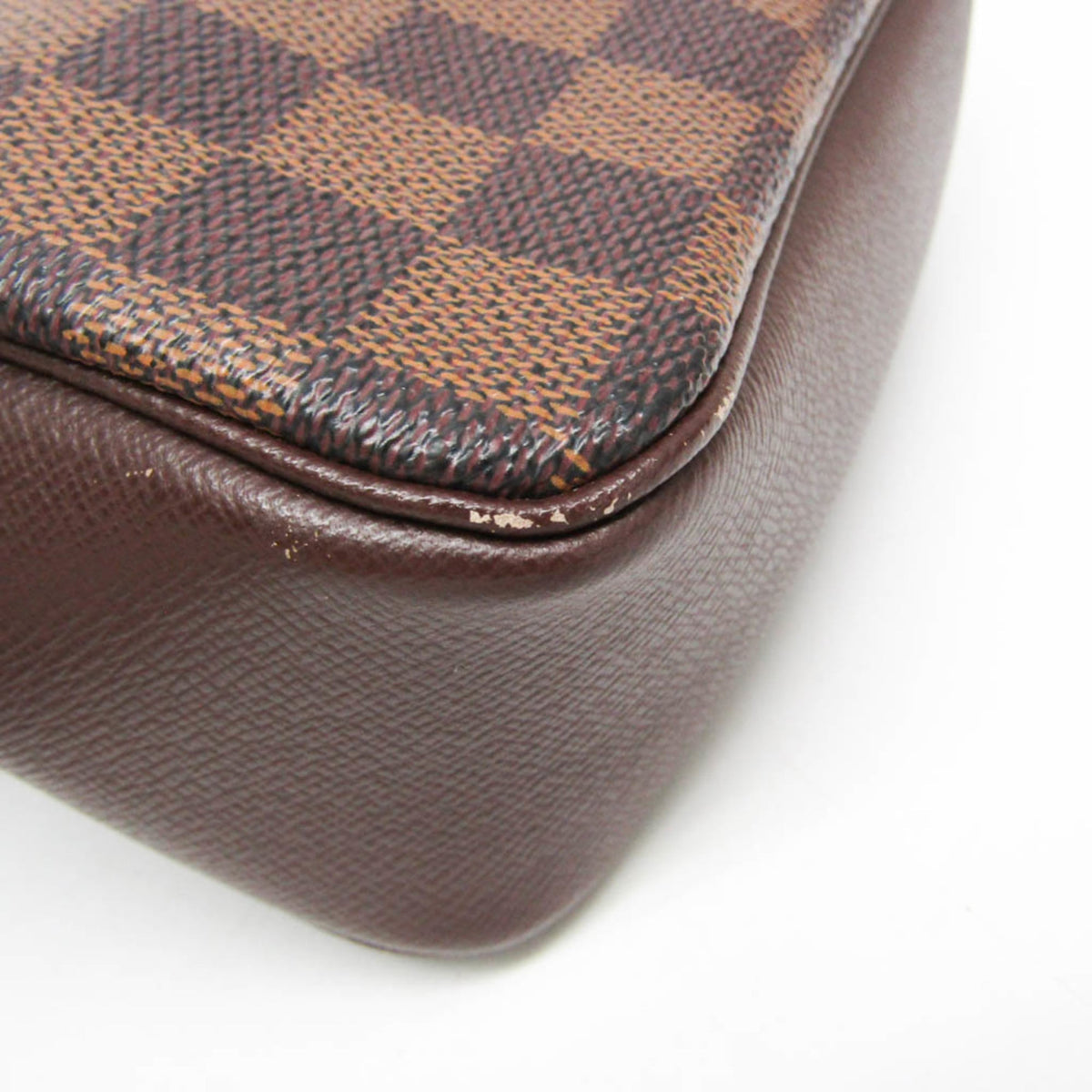 Louis Vuitton Trousse Make Up Damier, Brown, Canvas, Clutch