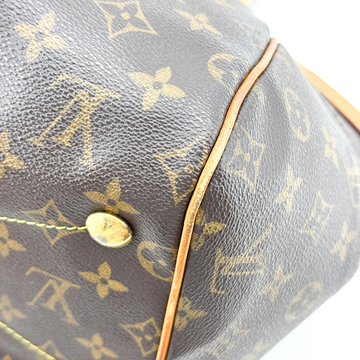 Louis Vuitton Tivoli Monogram Canvas, Brown, Canvas, Handbag