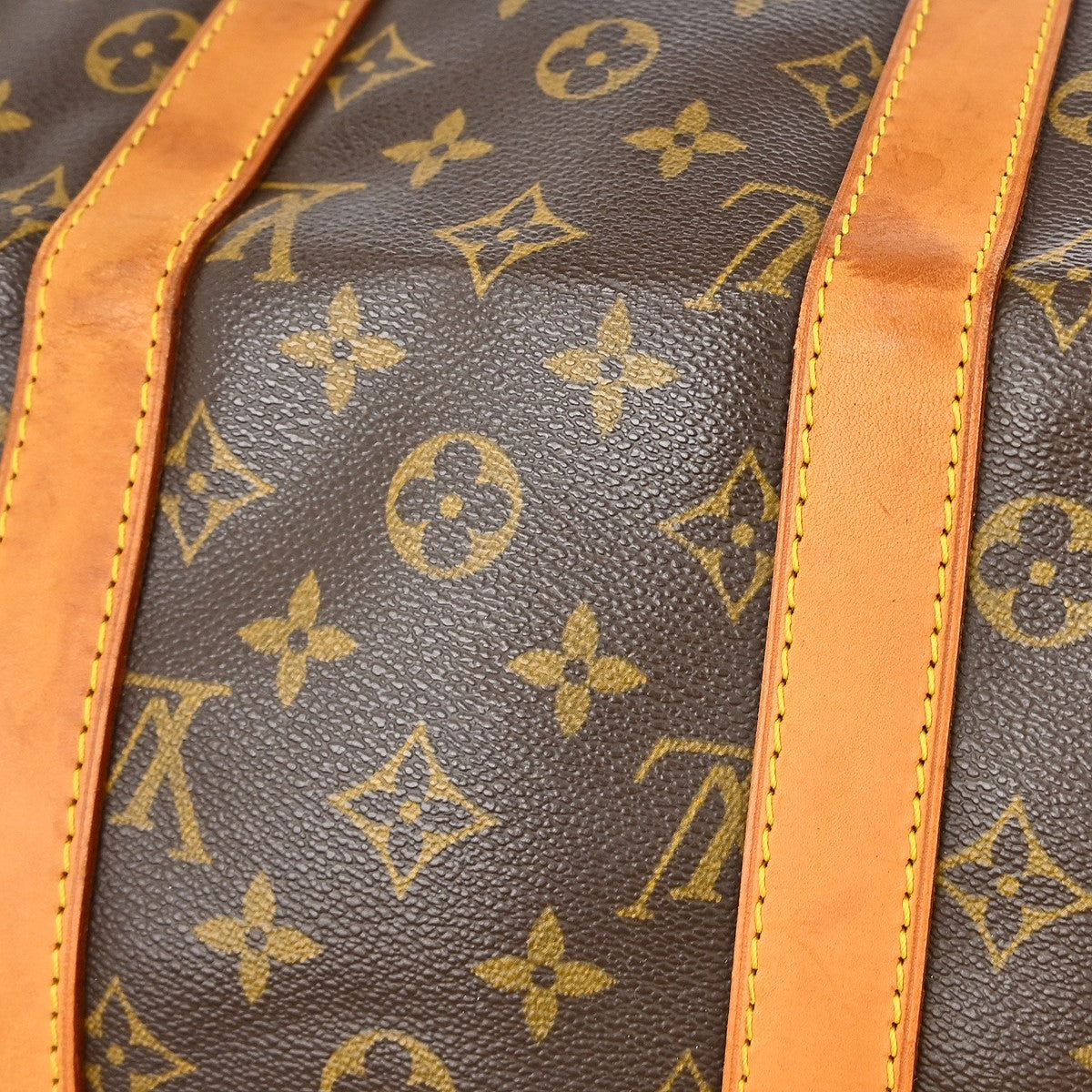 Louis Vuitton Keepall Monogram, Brown, Canvas, Travel Bag