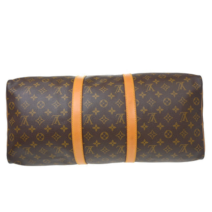 Louis Vuitton Keepall Monogram Canvas, Brown, Canvas, Travel Bag