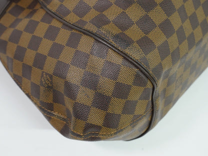 Louis Vuitton Sistina Damier Ebene, Brown, Canvas, Shoulder Bag