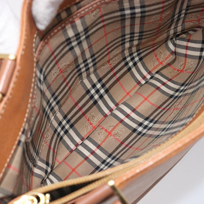 Burberry Handle Tote Leather, Brown, Leather, Tote Bag