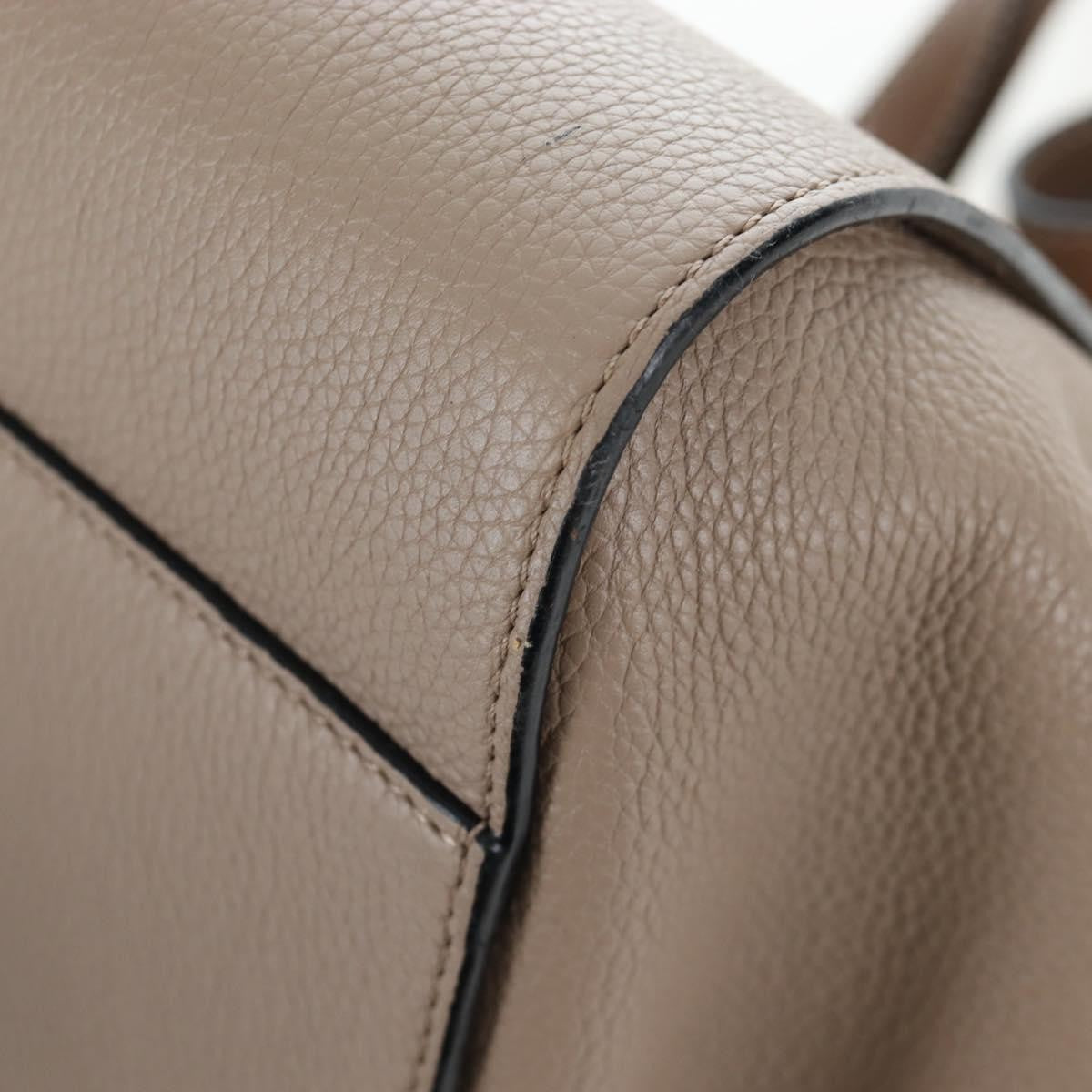 Loewe Hammock Leather, Beige, Leather, Handbag