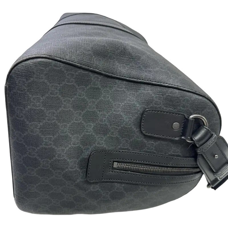 Gucci GG Supreme Carry-On Duffle Bag GG Canvas and Leather, Black, Canvas, Travel Bag
