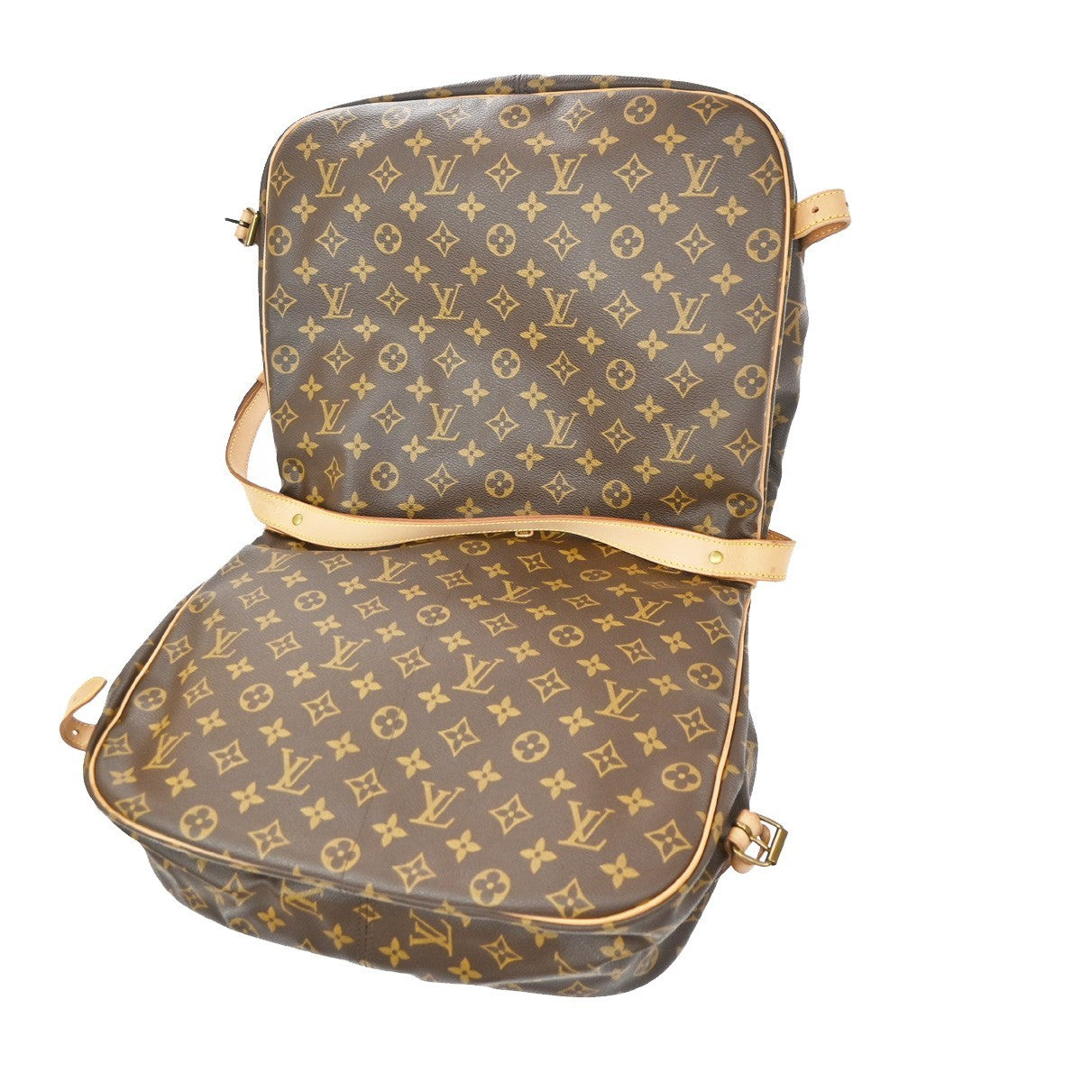 Louis Vuitton Saumur Monogram Canvas, Brown, Canvas, Shoulder Bag