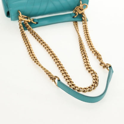 Louis Vuitton New Wave Chain Quilted Leather, Blue, Leather, Shoulder Bag