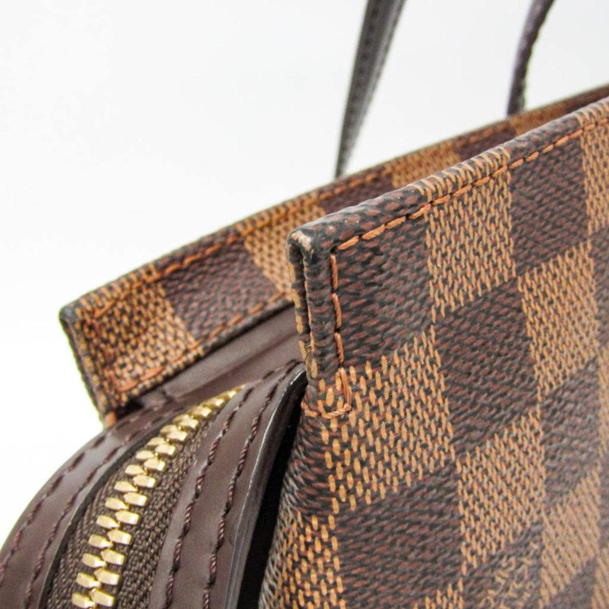 Louis Vuitton Chelsea Damier Ebene, Brown, Canvas, Tote Bag