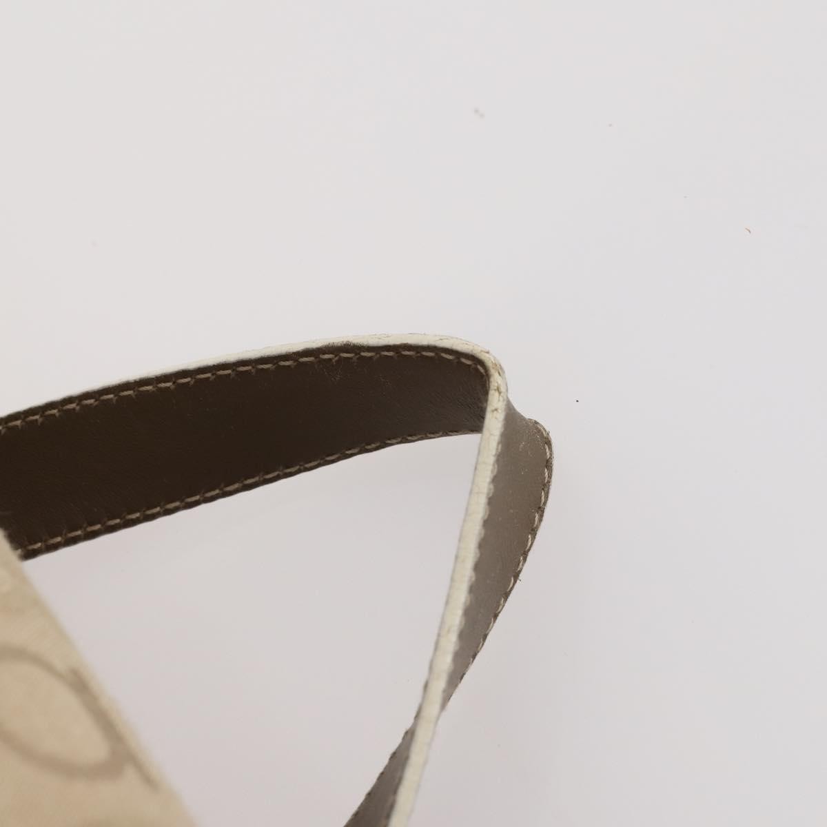 Salvatore Ferragamo Gancini Canvas, Beige, Canvas, Backpack