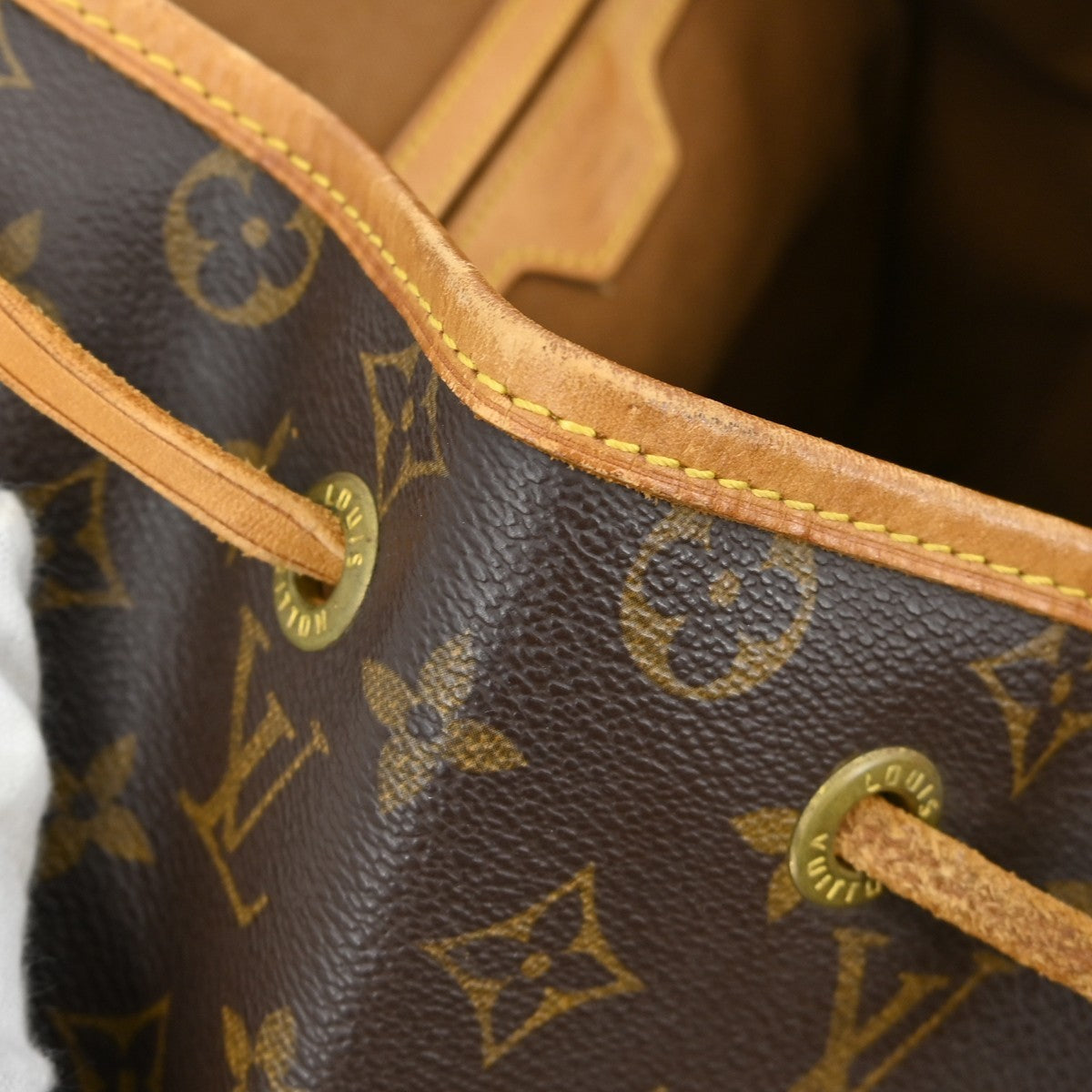 Louis Vuitton Vintage Montsouris Monogram Canvas, Brown, Canvas, Backpack