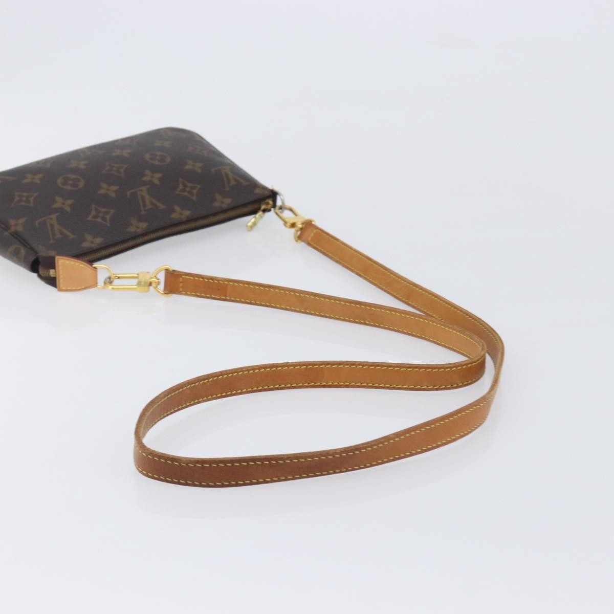 Louis Vuitton Pochette Accessoires NM Monogram Canvas, Brown, Canvas, Clutch