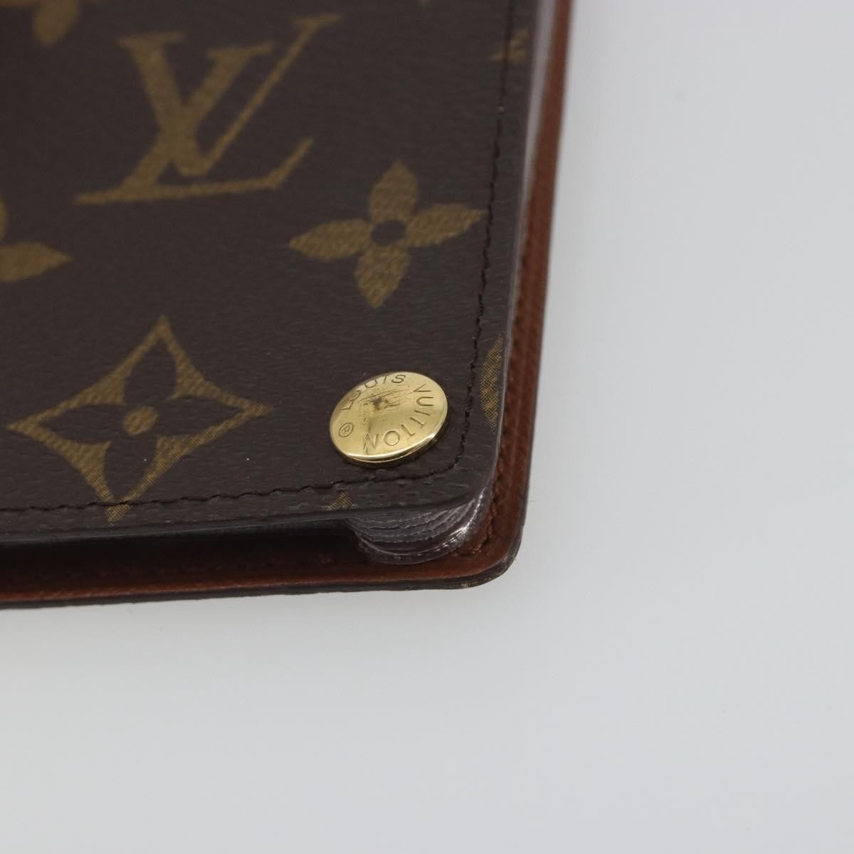 Louis Vuitton Porte Cartes Pression Card Case Monogram Canvas, Brown, Canvas, Card Holder