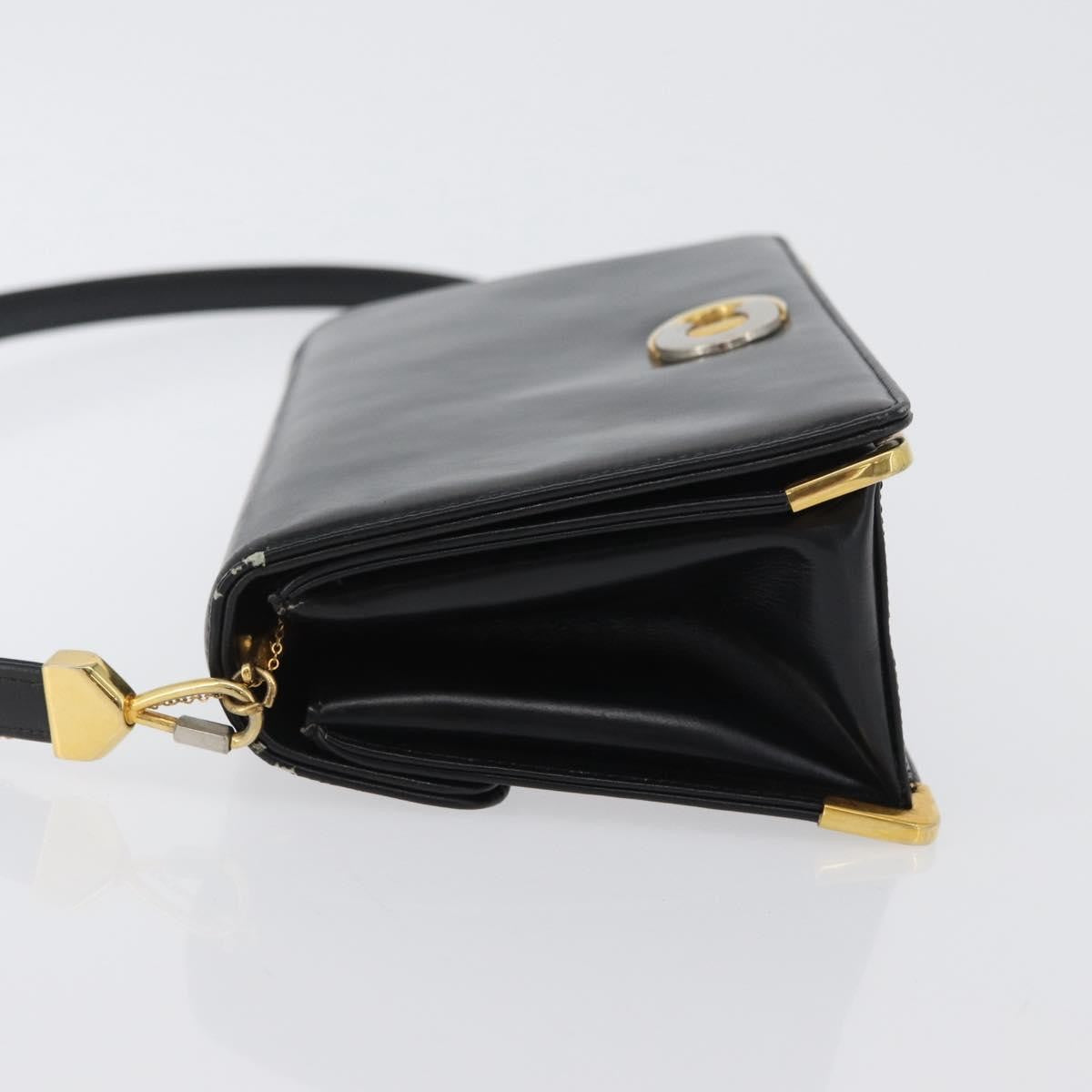 Christian Dior CD Shoulder bag Leather, Black, Calfskin, Shoulder Bag