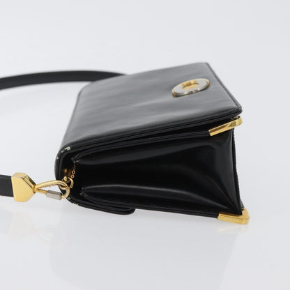 Christian Dior CD Shoulder bag Leather, Black, Calfskin, Shoulder Bag