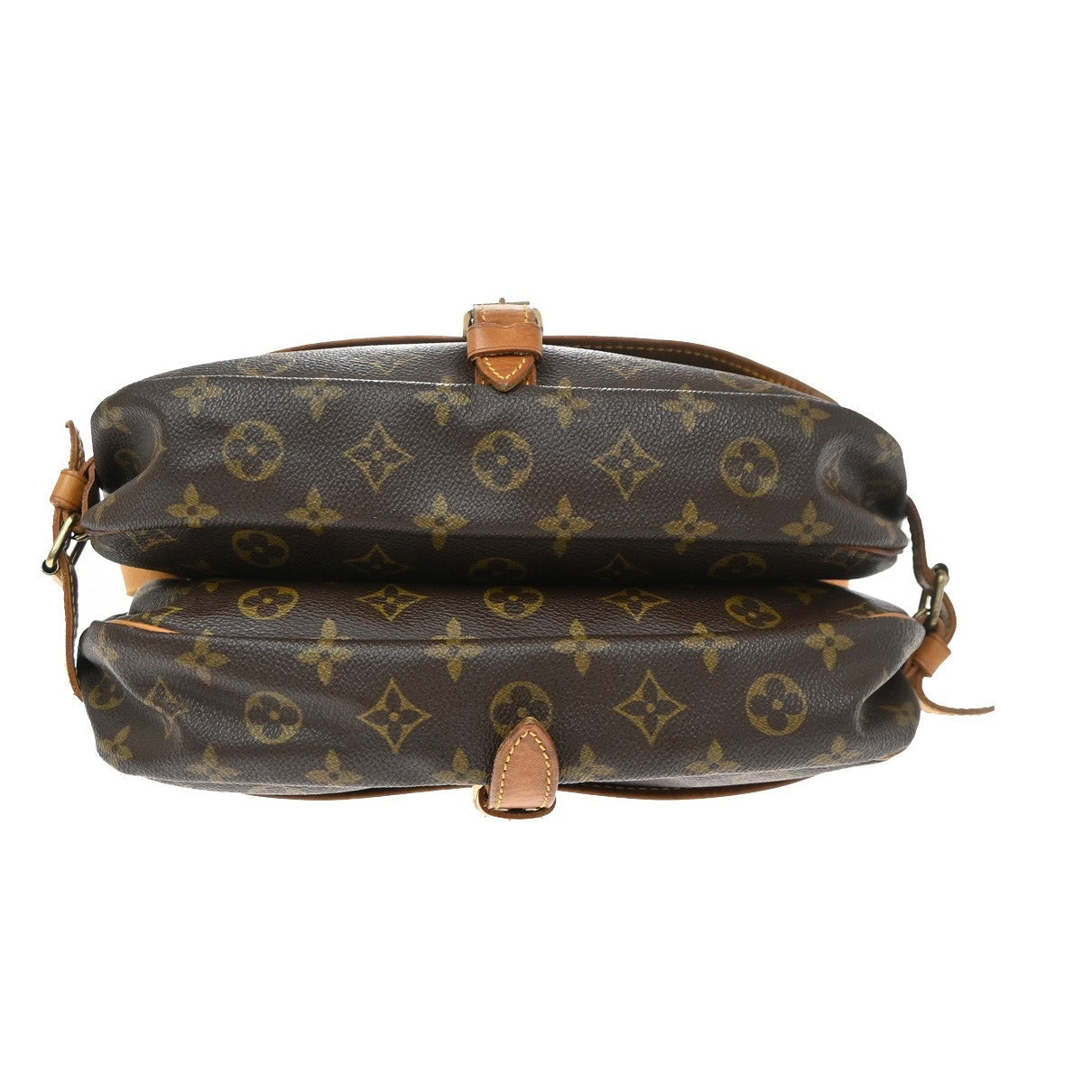 Louis Vuitton Saumur Monogram, Brown, Canvas, Shoulder Bag