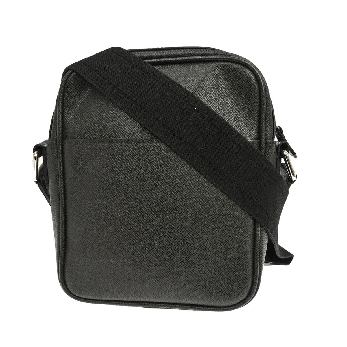 Louis Vuitton Dimitri Messenger Taiga Leather, Black, Leather, Shoulder Bag