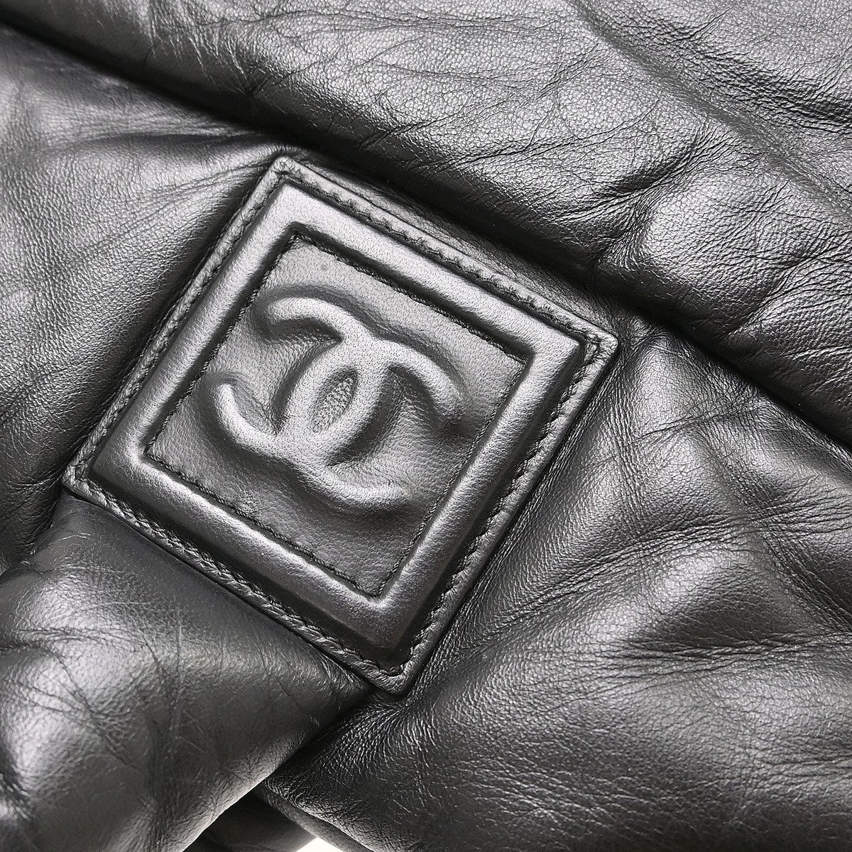 Chanel Coco Cocoon Reversible Tote Quilted Lambskin, Black, Leather, Tote Bag