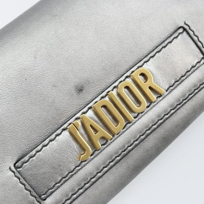 Christian Dior J'Adior Croisiere Chain Leather, Silver, Leather, Clutch