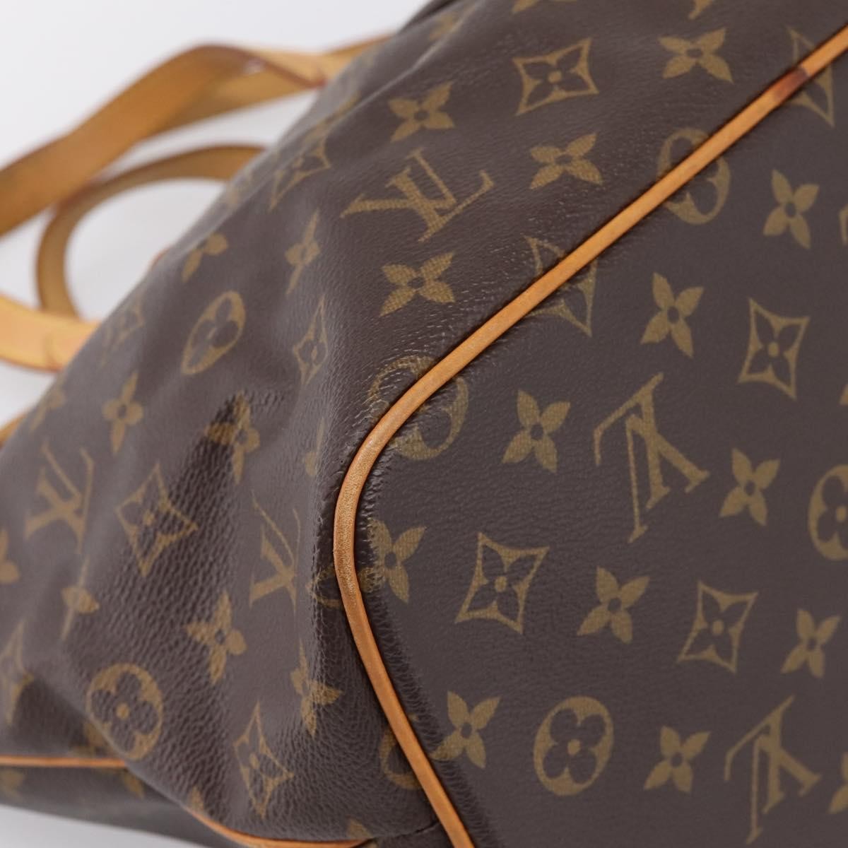Louis Vuitton Palermo Monogram Canvas, Brown, Canvas, Tote Bag
