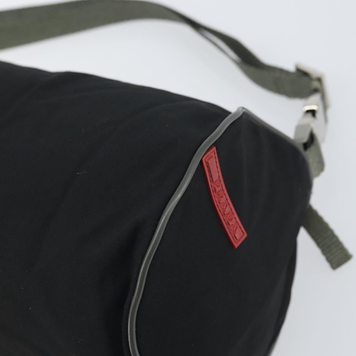 Prada Vintage Sport Nylon, Black, Nylon, Shoulder Bag