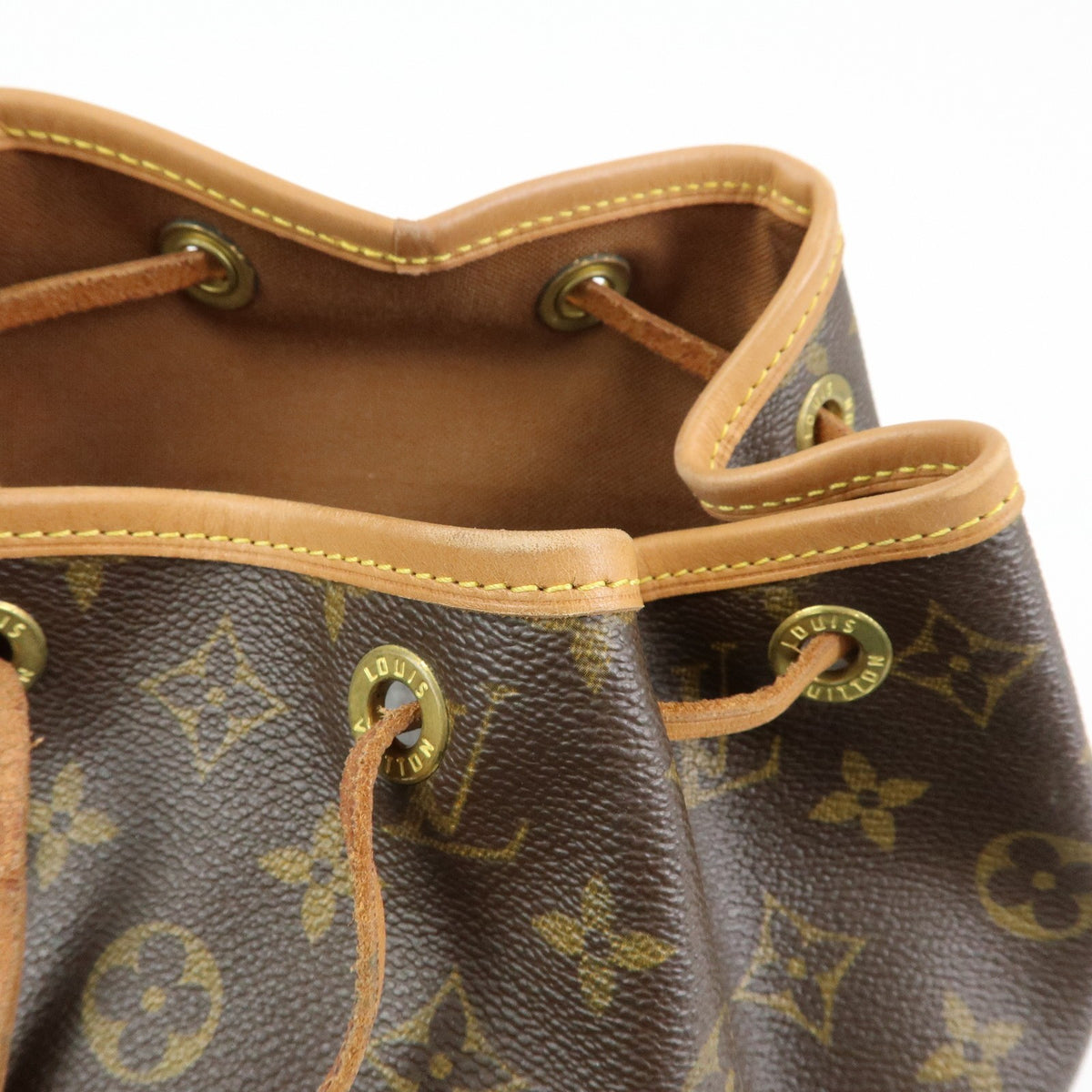 Louis Vuitton Vintage Montsouris Monogram Canvas, Brown, Canvas, Backpack