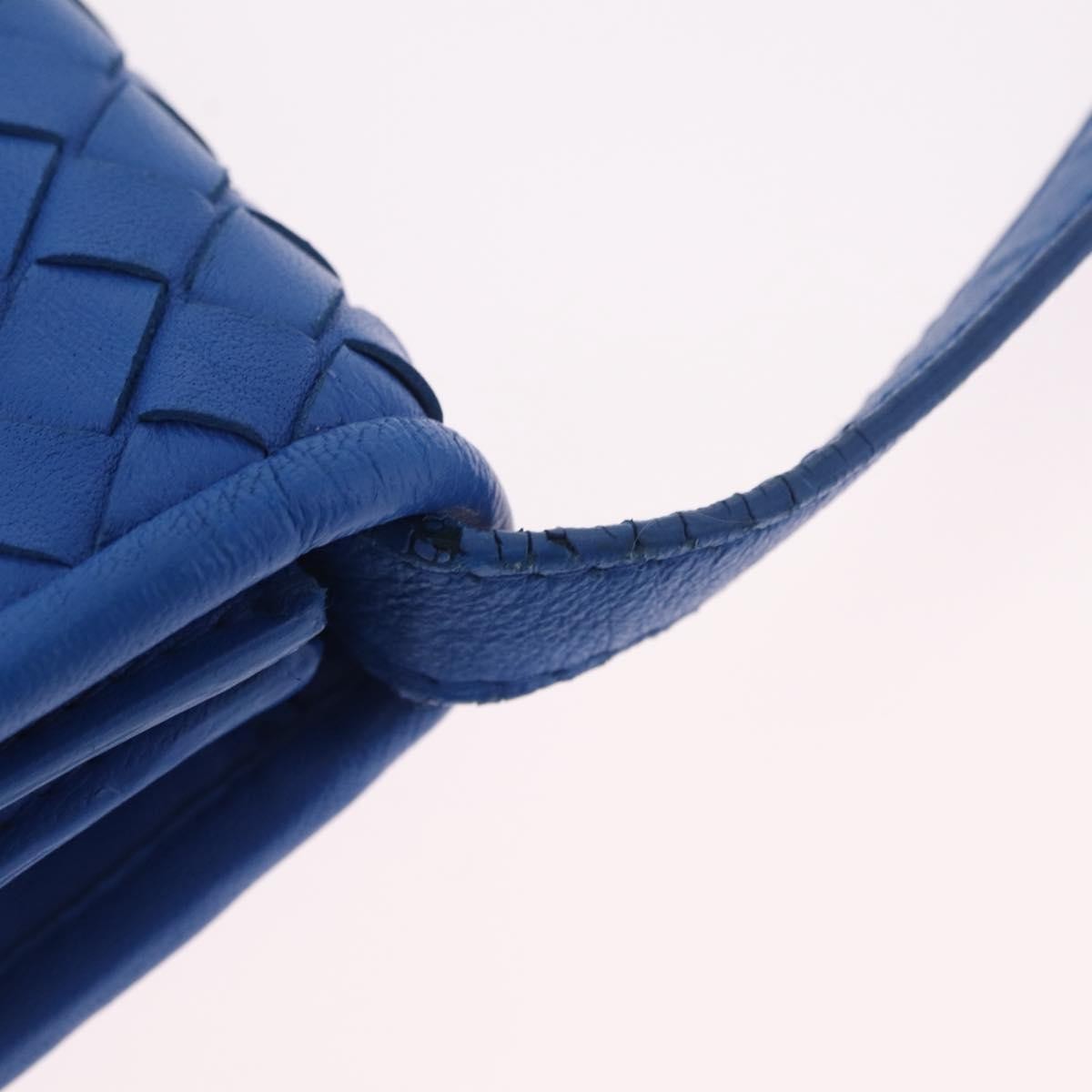 Bottega Veneta Shoulder Leather, Blue, Leather, Shoulder Bag