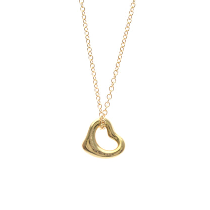 Tiffany & Co. Elsa Peretti Open Heart Pendant 18K Rose Gold, Pink, Pink Gold, Necklace