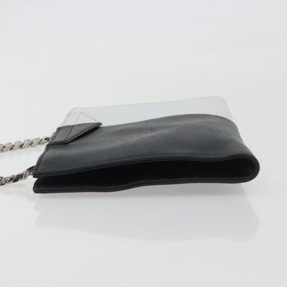 Fendi Grande Colorblock Clutch Leather, Silver, Leather, Clutch