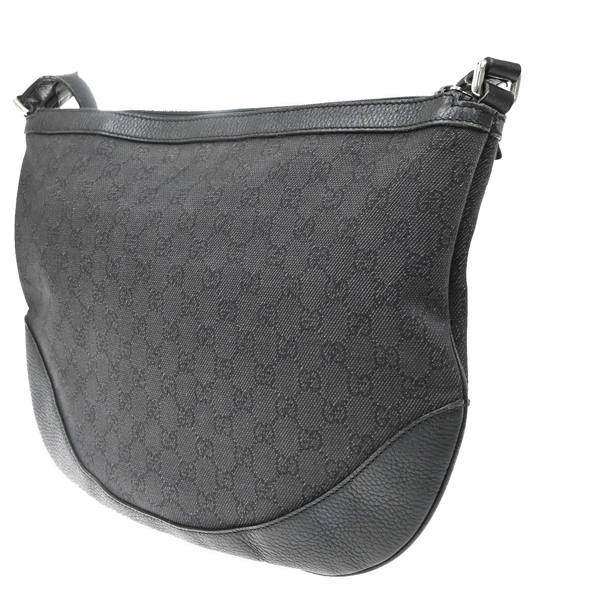 Gucci Shoulder Canvas, Black, Canvas, Shoulder Bag