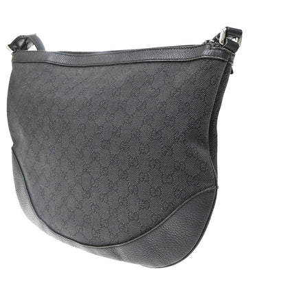 Gucci Shoulder Canvas, Black, Canvas, Shoulder Bag