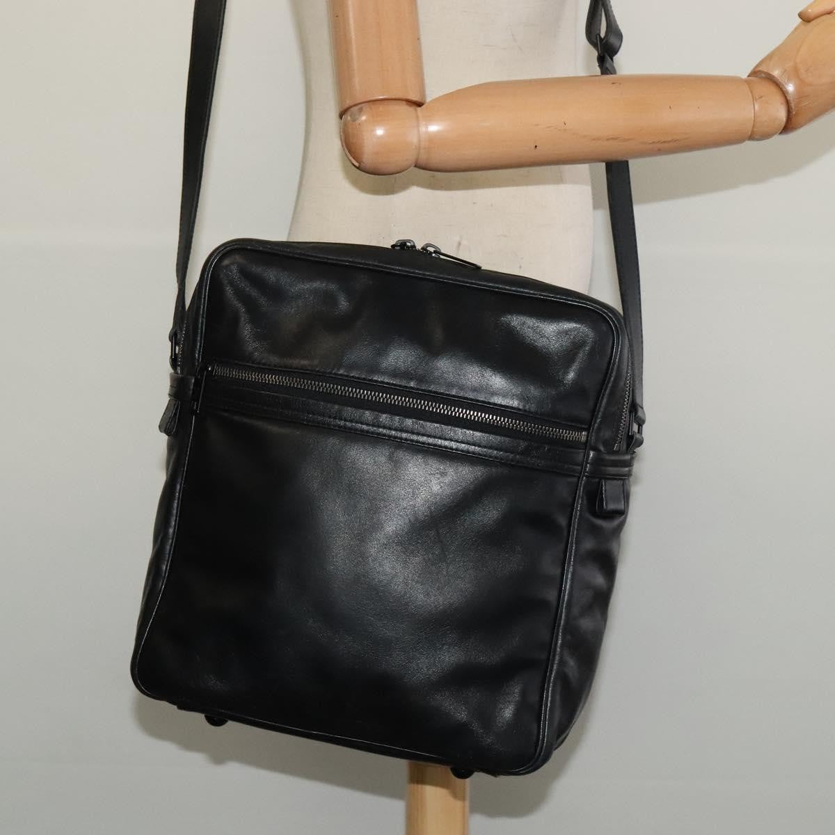 Louis Vuitton Clarkson Messenger Monogram Shadow Leather, Black, Leather, Crossbody Bag