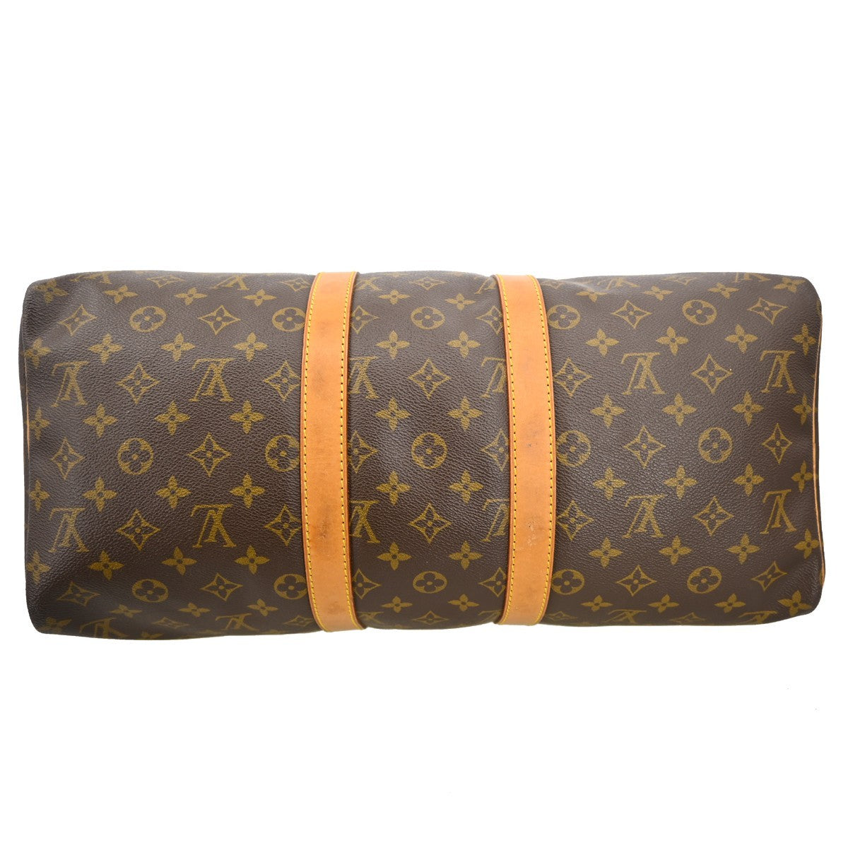 Louis Vuitton Keepall Monogram Canvas, Brown, Canvas, Travel Bag