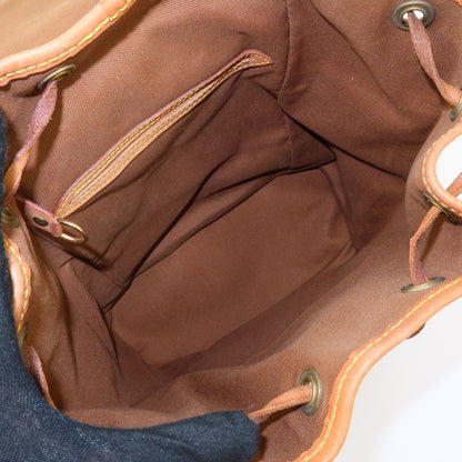 Louis Vuitton Vintage Montsouris Monogram Canvas, Brown, Canvas, Backpack