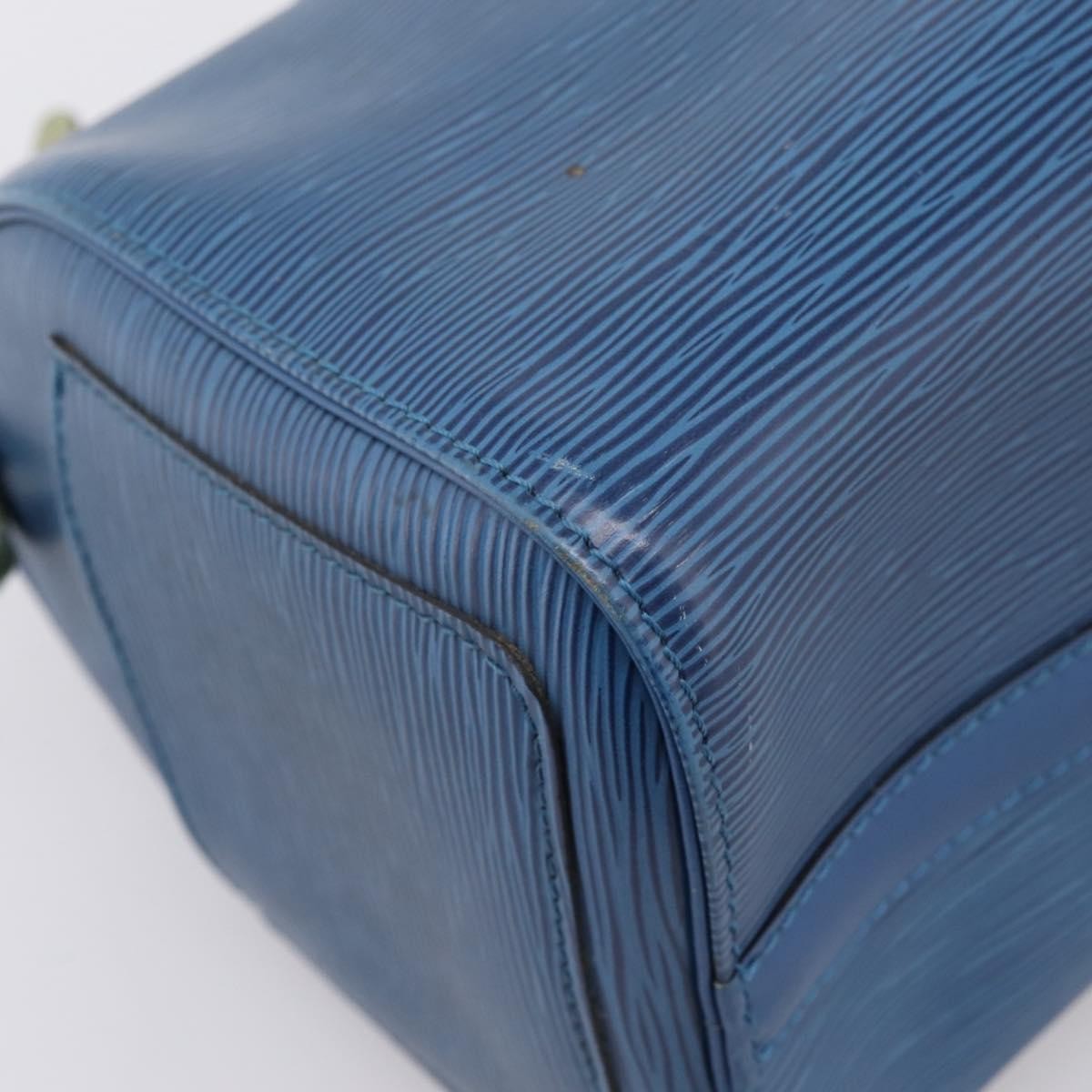 Louis Vuitton Speedy Epi Leather, Blue, Leather, Handbag