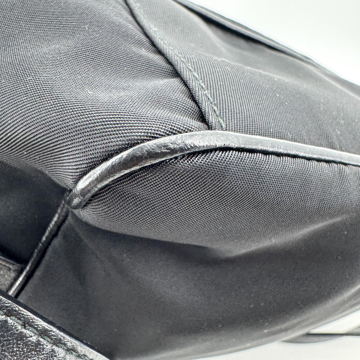 Prada Camera Tessuto, Black, Nylon, Crossbody Bag