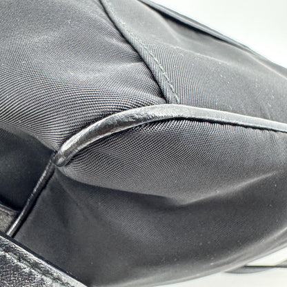 Prada Camera Tessuto, Black, Nylon, Crossbody Bag