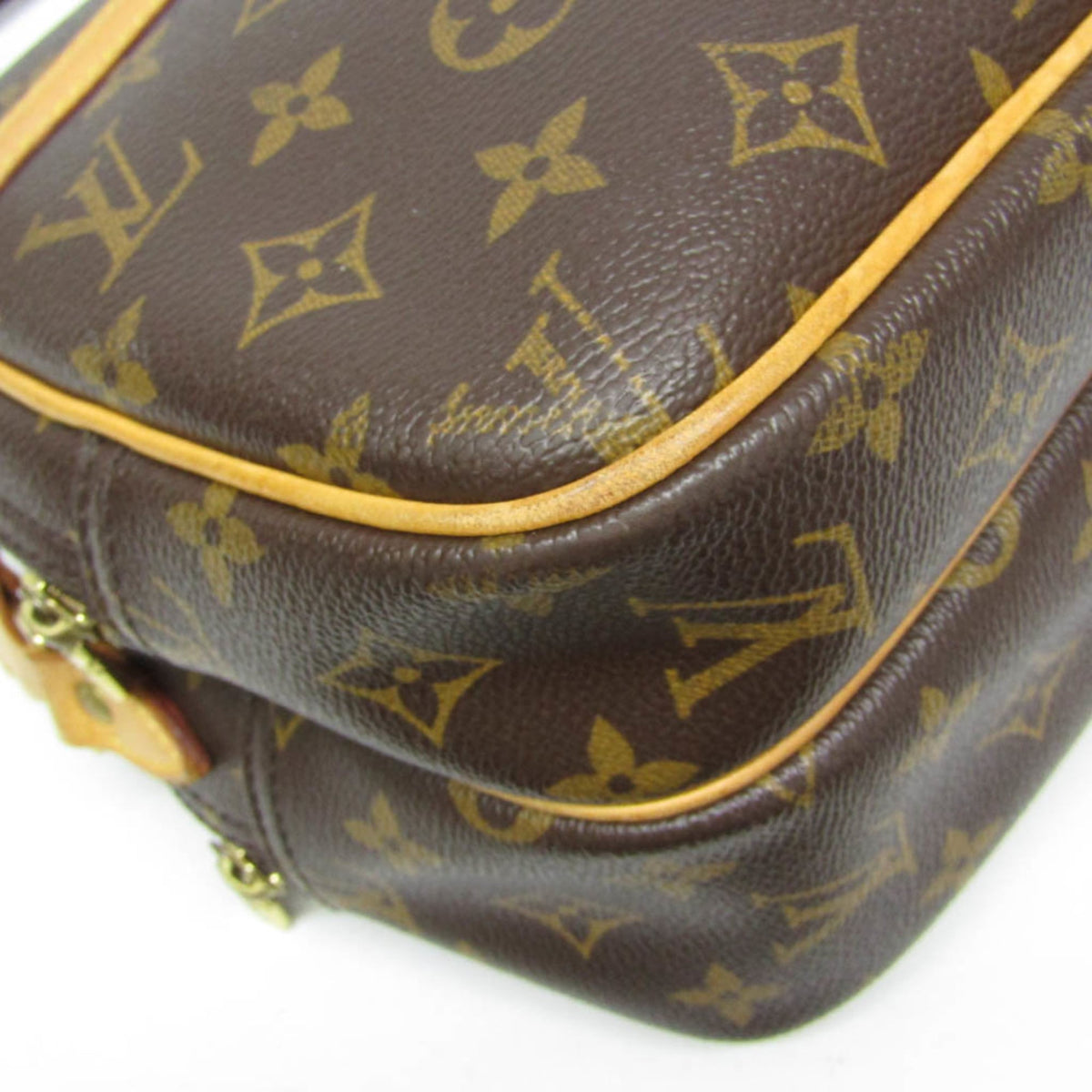 Louis Vuitton Reporter Monogram Canvas, Brown, Canvas, Shoulder Bag