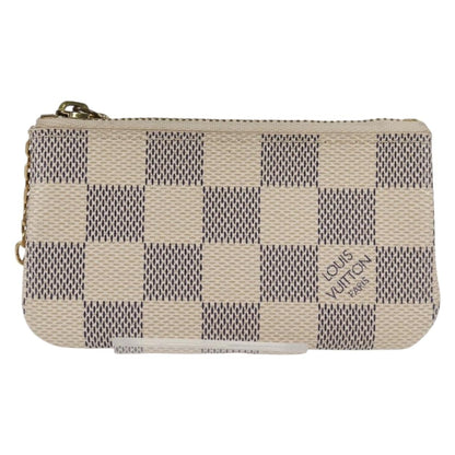 Louis Vuitton Pochette clés NM Canvas, White, Canvas, Wallet