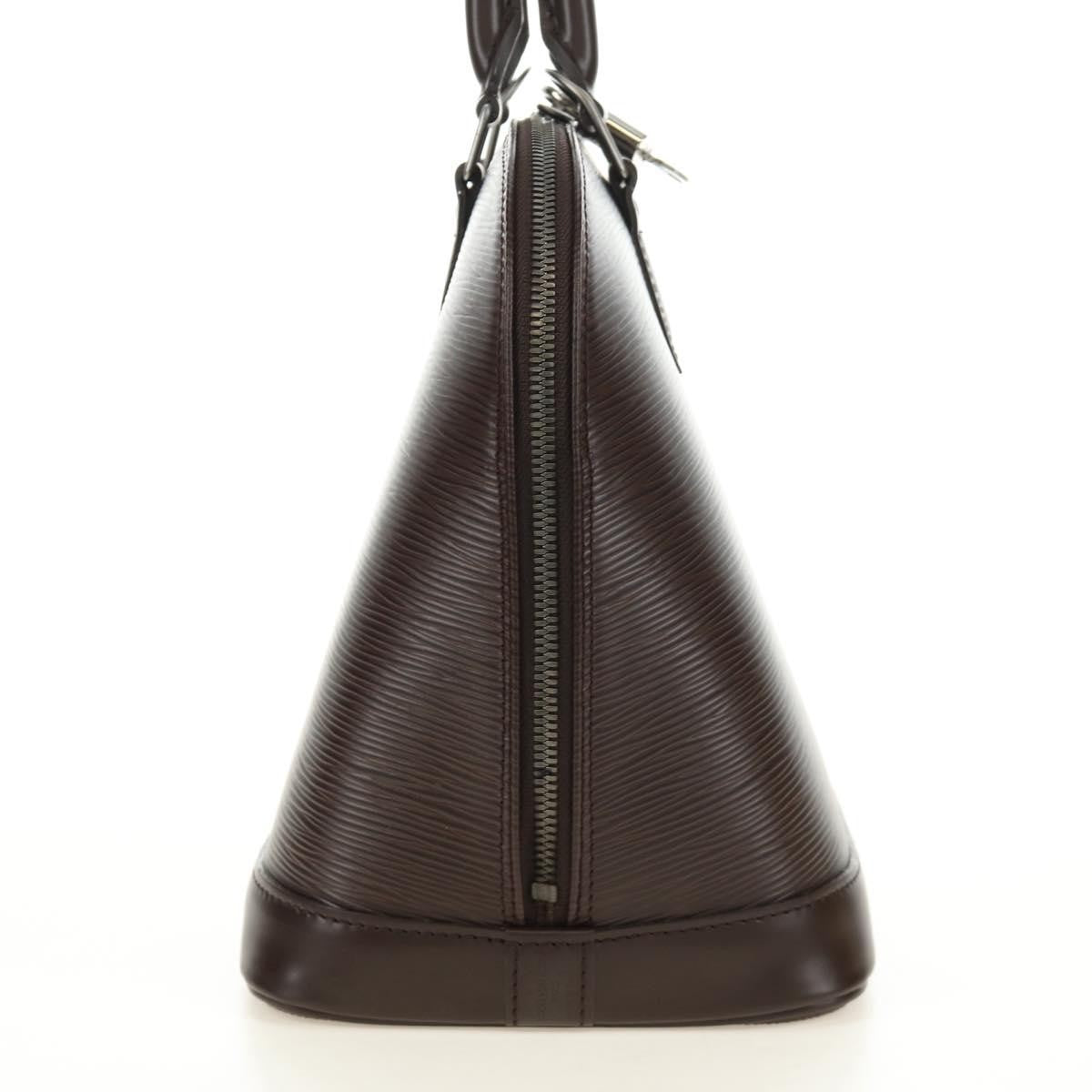 Louis Vuitton Alma Epi Leather, Brown, Leather, Handbag