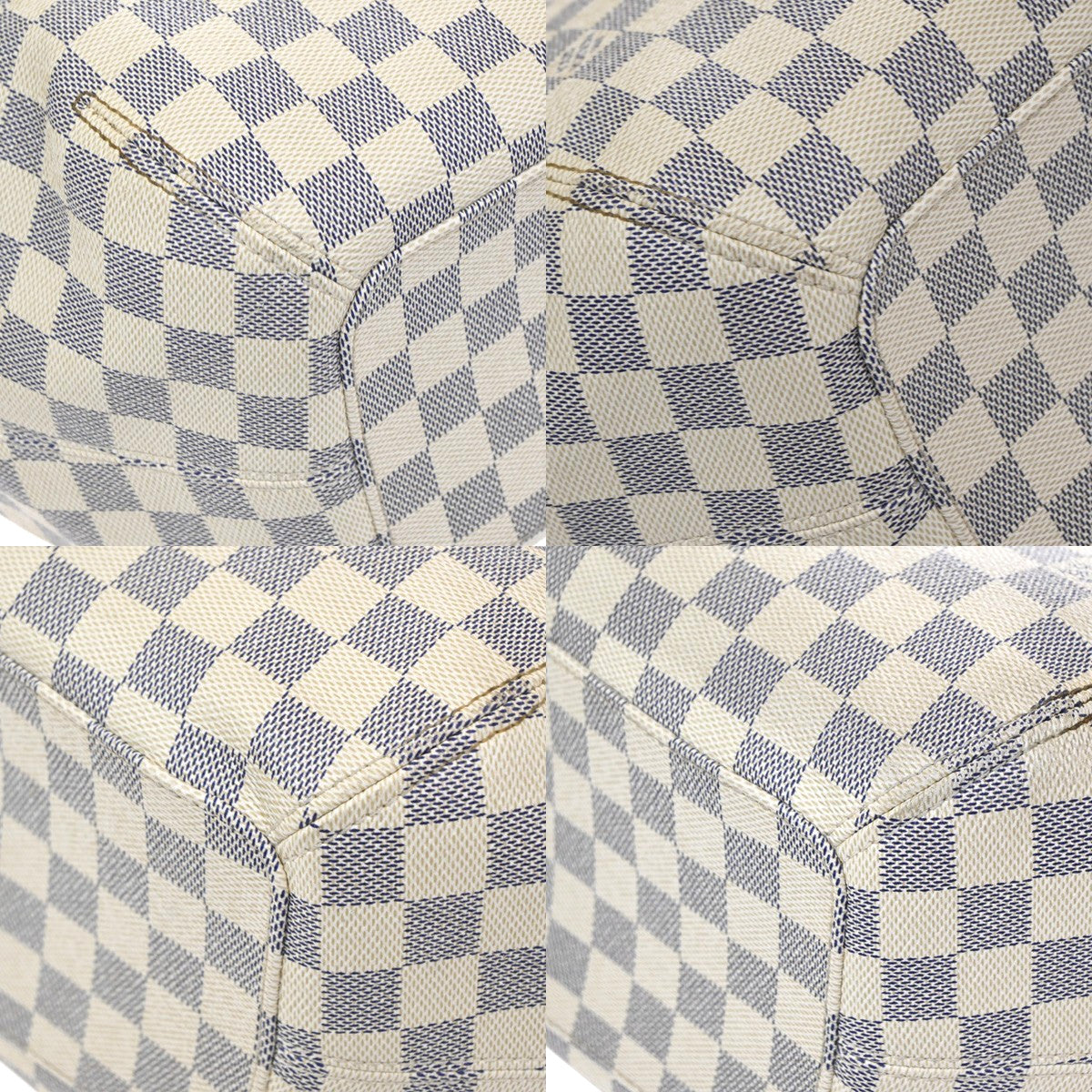 Louis Vuitton Salina Damier, White, Canvas, Handbag