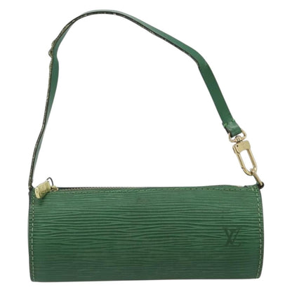 Louis Vuitton Soufflot Pochette Epi Leather, Green, Leather, Clutch