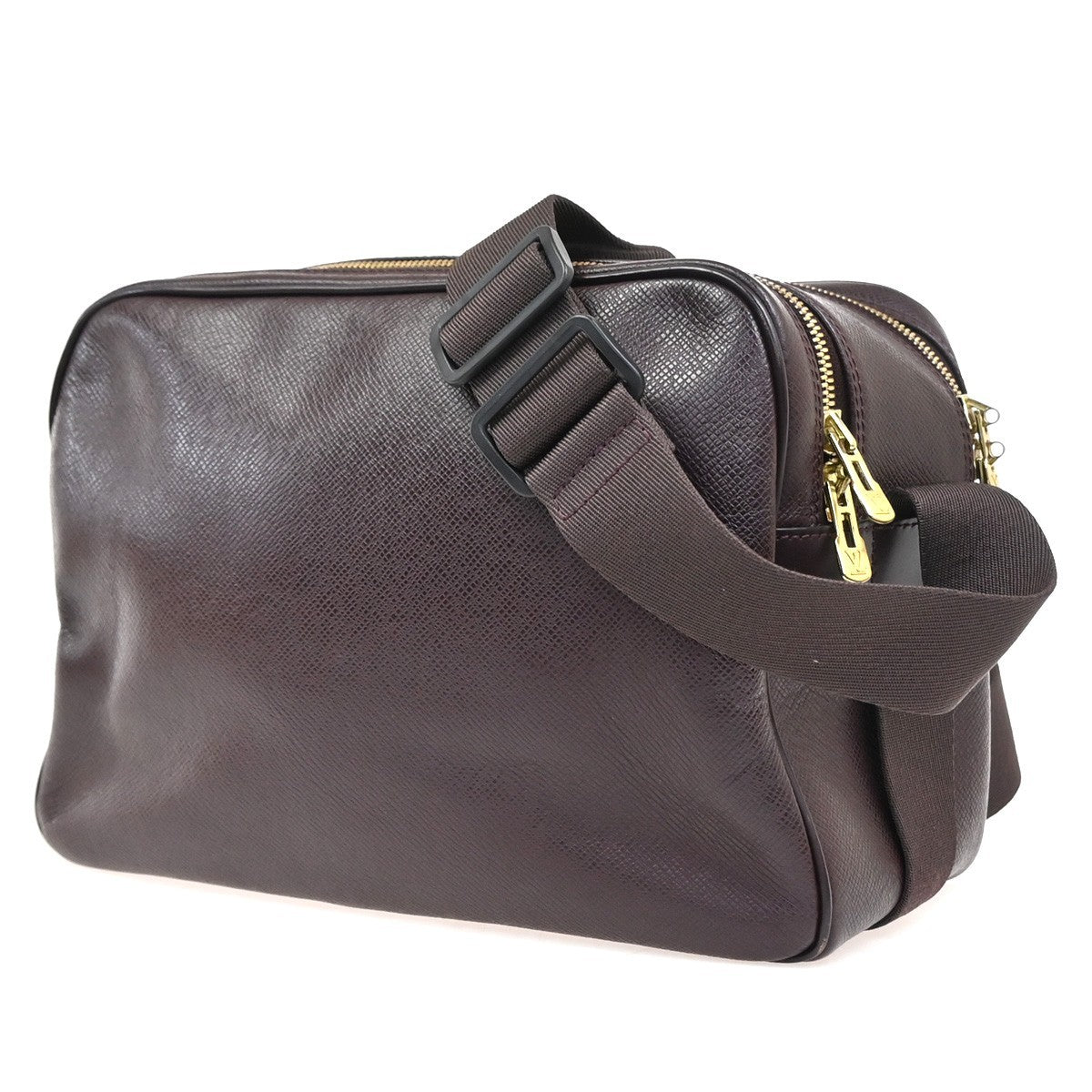 Louis Vuitton Reporter Taiga Leather, Brown, Leather, Shoulder Bag