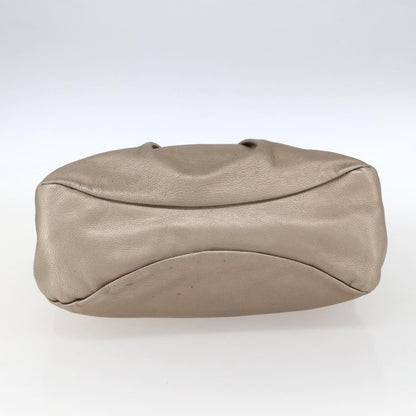 Salvatore Ferragamo Vala Leather, Gold, Leather, Handbag