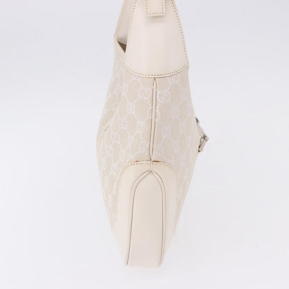 Gucci Jackie Canvas, White, Canvas, Handbag
