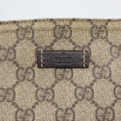 Gucci Zip Top Messenger GG Coated Canvas, Beige, Canvas, Shoulder Bag