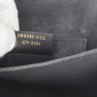 Fendi Kan I Leather, Black, Leather, Shoulder Bag