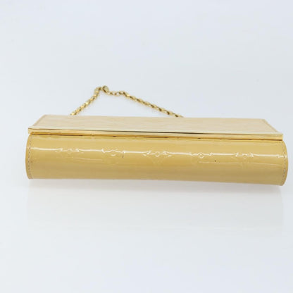 Louis Vuitton Ana Monogram Vernis, Yellow, Patent Leather, Handbag