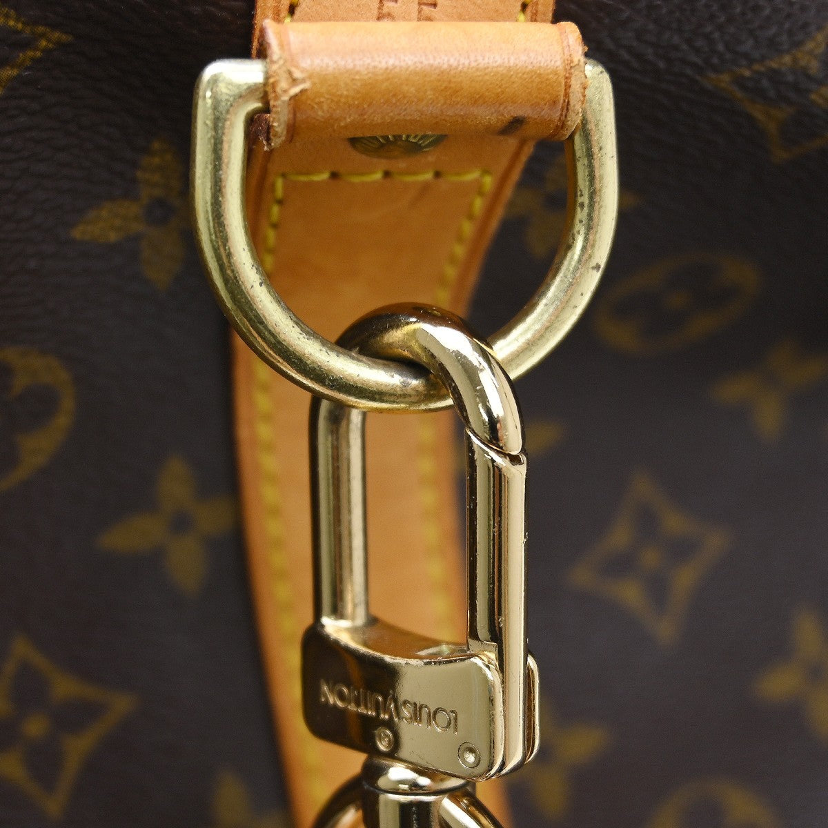 Louis Vuitton Keepall Bandouliere Monogram Canvas, Brown, Canvas, Travel Bag
